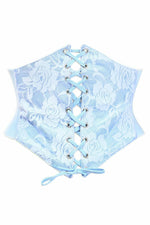 Lavish Lt Blue Lace Corset Belt Cincher-Daisy Corsets