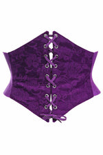 Lavish Plum Lace Corset Belt Cincher-Daisy Corsets