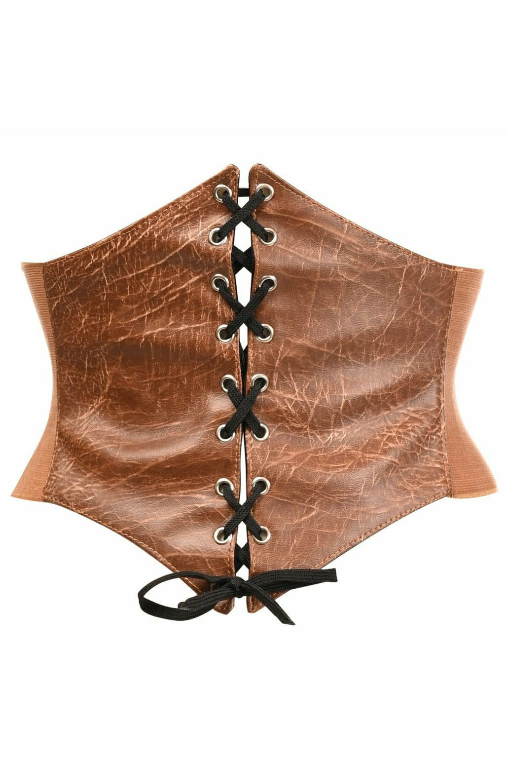 Laced Leather Corset Belt