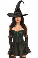 Lavish 4 PC Green Lace Witch Corset Costume-Daisy Corsets