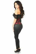 Lavish Red Lace Off-The-Shoulder Corset-Daisy Corsets