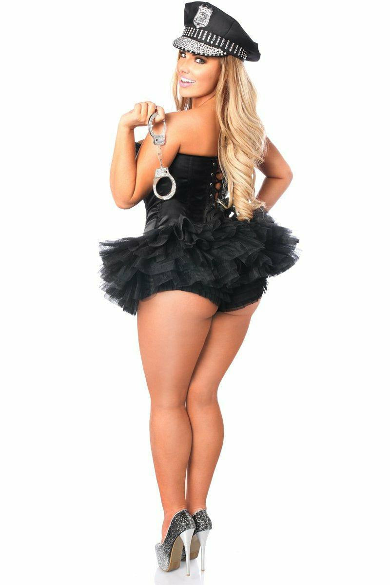 Lavish Flirty Cop Corset Costume-Daisy Corsets