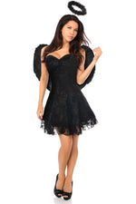 Lavish 3 PC Dark Angel Corset Dress Costume-Daisy Corsets