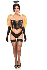 Lavish 4 PC Golden Angel Corset Costume-Daisy Corsets