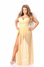 Lavish 4 PC Golden Angel Corset Costume-Daisy Corsets