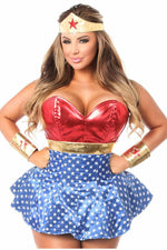 Lavish 3 PC Superhero Corset Dress Costume-Daisy Corsets