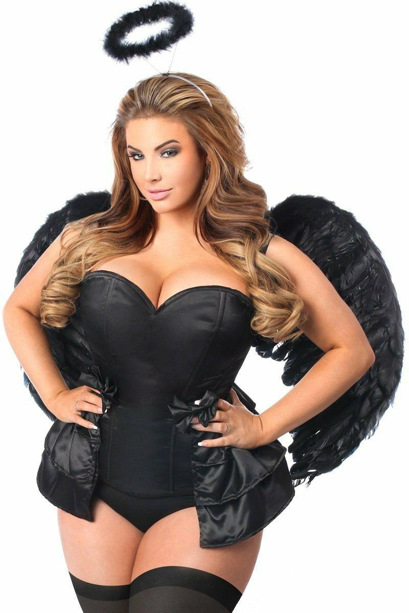 Lavish 4 PC Angel of Darkness Corset Costume-Daisy Corsets