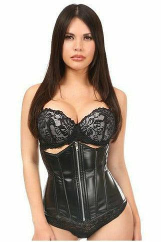 Lavish Wet Look Under Bust Corset-Daisy Corsets