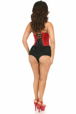 Lavish Red Patent PVC Underwire Bustier-Daisy Corsets