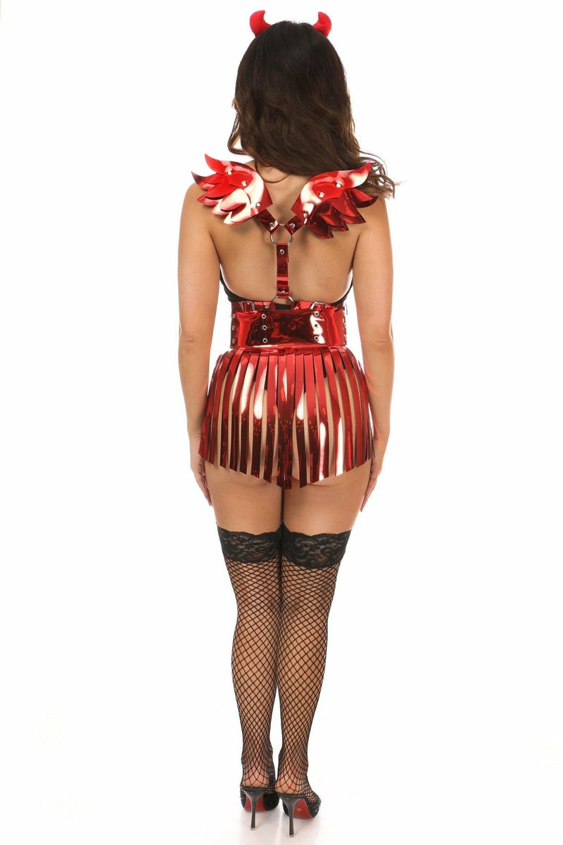 Lavish 4 PC Sexy Devil Costume-Daisy Corsets