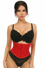 Lavish Red Lace Mini Cincher-Daisy Corsets