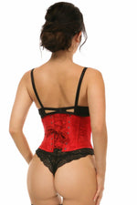 Lavish Red Lace Mini Cincher-Daisy Corsets