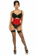 Lavish Red Lace Mini Cincher-Daisy Corsets