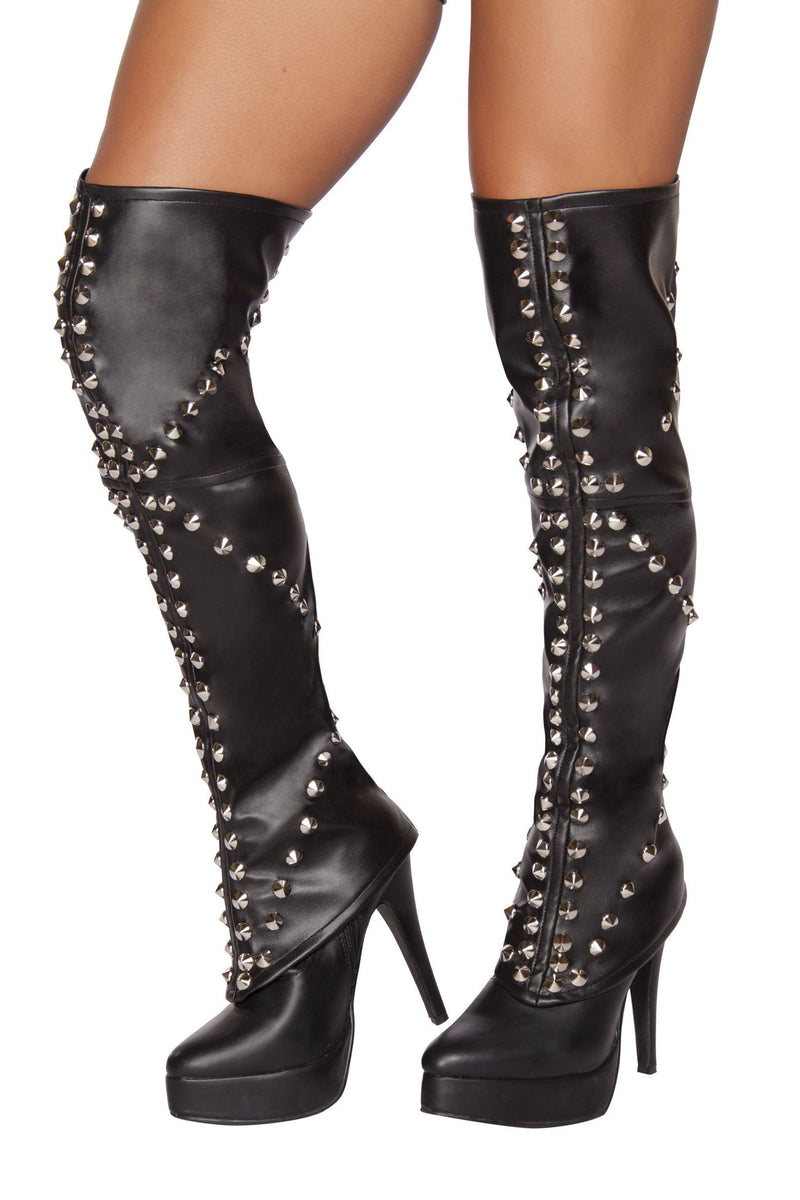 Spike Studded Leggings  - Costume Accessory-Roma Costume