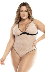 Mapale Curvy Size Bodysuit Color Nude-Black-Mapale