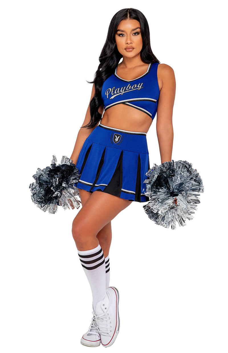 3PC Playboy Cheer Squad Costume-Roma Costume