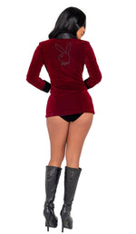 4PC Playboy Smoke Lounge Madam Costume-Roma Costume