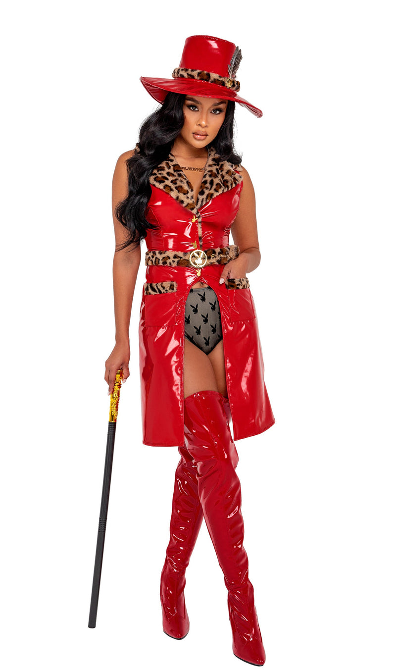 4PC Playboy High Roller Costume-Roma Costume