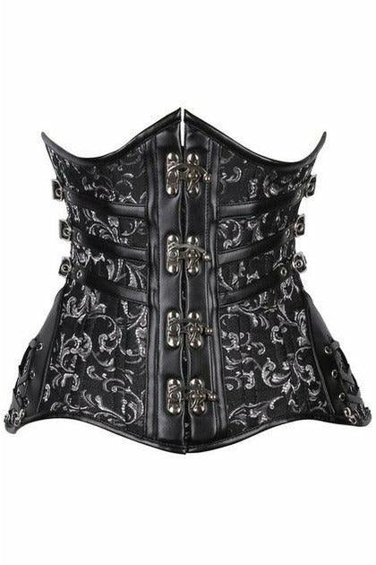 Top Drawer CURVY Steampunk Steel Double Boned Under Bust Corset-Daisy Corsets