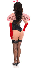 Top Drawer 4 PC Pin-Up Ladybug Corset Costume-Daisy Corsets