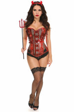 Top Drawer 4 PC Sexy Devil Corset Costume-Daisy Corsets