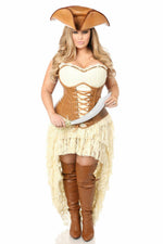 Top Drawer 4 PC Sexy Pirate Corset Costume-Daisy Corsets