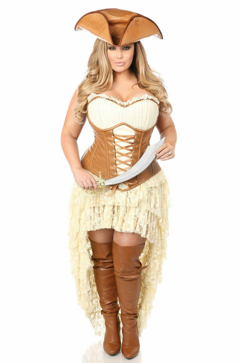 Top Drawer 4 PC Sexy Pirate Corset Costume-Daisy Corsets