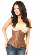 Top Drawer Faux Leather Underbust Corset-Daisy Corsets