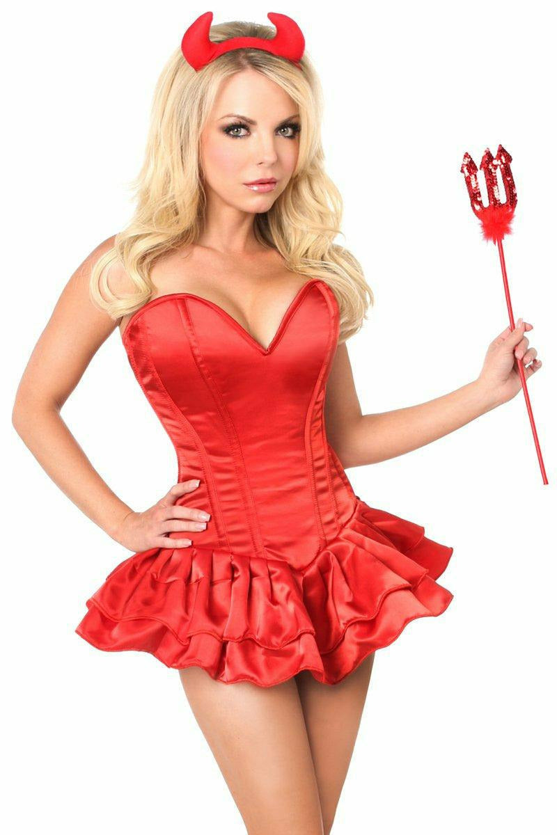 Top Drawer Delicious Devil Corset Dress Costume-Daisy Corsets