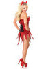 Top Drawer Red Sequin Devil Corset Dress Costume-Daisy Corsets