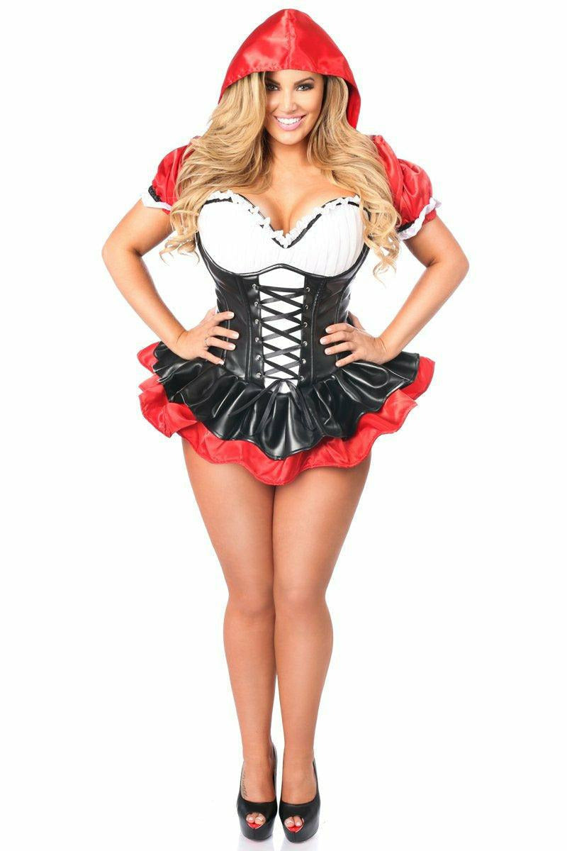 Top Drawer Premium Red Riding Hood Corset Dress Costume-Daisy Corsets