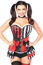 Top Drawer 3 PC Jokester Villian Corset Costume-Daisy Corsets