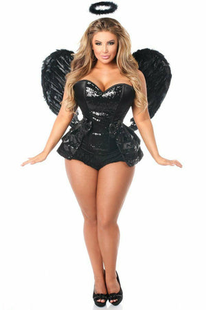 Top Drawer 4 PC Midnight Angel Corset Costume-Daisy Corsets